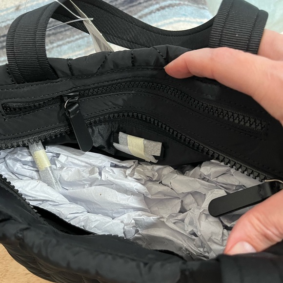 NWT Kate Spade Ellie Small Tote, Black Quilted Nylon, WKRU5824 - Picture 7 of 12